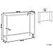 Tavolino Consolle Color Legno Scuro / nero Tulia - Foto miniatura 11