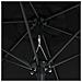 Ombrellone Nero 200x211 Cm In Alluminio - Foto miniatura 2