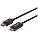 152662 Cavo E Adattatore Video 1 M Displayport Hdmi Nero (displayport 1.1 To Hdmi Cable, 1080p@ 60hz, 1m, Male - Foto miniatura 3