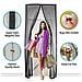 Di Schermo Magnetico Porta 80x200cm Anti Mosquito Mesh Mosca Tenda 26 Magneti Da Top-to-bottom Seal Snaps Chiude Automatically- Adatto Per La Casa Camper Rv (80x200cm Nero)  - Foto miniatura 4