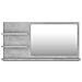 Specchio da Bagno Grigio Cemento 90x10,5x45cm Legno Multistrato - Foto miniatura 5
