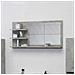 Specchio da Bagno Grigio Cemento 90x10,5x45cm Legno Multistrato - Foto miniatura 1