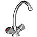 Miscelatore per Lavabo con 2 Maniglie SAVINO Cromato - Foto miniatura 2