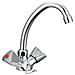 Miscelatore per Lavabo con 2 Maniglie SAVINO Cromato - Foto miniatura 1