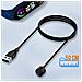 Cavo Di Ricarica Magnetico Xiaomi Mi Band 6 E 5 Resistente Lungo 50 Cm Nero - Foto miniatura 3