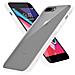Custodia Compatibile Con Apple Iphone 6 Plus / 7 Plus / 8 Plus In Transparente Opaco - Coperchio Protettivo Ibrido Con Interno In Silicone Tpu E Retro In Plastica Opaca - Foto miniatura 1