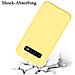 Custodia Compatibile Con Samsung Galaxy S10 Plus In Liquid Giallo - Coperchio Protettivo In Silicone Tpu Flessibile - Foto miniatura 3
