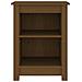Comodini 2 Pz Miele 40x35x55 Cm In Legno Massello Di Pino - Foto miniatura 3