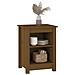 Comodini 2 Pz Miele 40x35x55 Cm In Legno Massello Di Pino - Foto miniatura 5