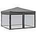 Tenda Per Feste Pieghevole Con Pareti Laterali Antracite 3x3 M - Foto miniatura 1