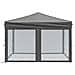 Tenda Per Feste Pieghevole Con Pareti Laterali Antracite 3x3 M - Foto miniatura 7