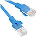 Cavo Di Rete Ethernet Utp Cat. 6 Blu 25cm - Foto miniatura 1