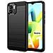 Custodia B-case Tpu Silicone Cover Case Per Xiaomi Redmi A1 Carbon Metal Black - Foto miniatura 1