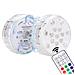 Luci Led Rgb Impermeabili Per Piscina, Confezione Da 4, Con Telecomando - Foto miniatura 4