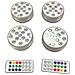 Luci Led Rgb Impermeabili Per Piscina, Confezione Da 4, Con Telecomando - Foto miniatura 6