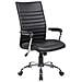 Sedia Da Ufficio Geelong, Poltrona Presidenziale Con Braccioli, Sedia Ergonomica Da Ufficio, 63x65h108/118 Cm, Nero - Foto miniatura 1