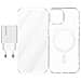 Pack 3-in-1 Per Iphone 15 Plus Cover Magsafe Film Caricatore Usb-c 20w - Foto miniatura 4