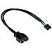 Alcasa 5021-pst2 Cavo Usb 0,3 M Usb 2.0 Nero - Foto miniatura 2