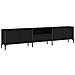 Mobile Tv Con Cassetto Nero 200x25x44 Cm In Legno Multistrato - Foto miniatura 2