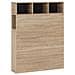 Testata Letto Zeus 95 Cm Con Contenitore Rovere, 2 Ante 9 Fori - Foto miniatura 1