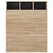 Testata Letto Zeus 95 Cm Con Contenitore Rovere, 2 Ante 9 Fori - Foto miniatura 4