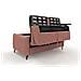 Scarlet Divano Letto Lineare Impermeabile T19 Salmone - Foto miniatura 5