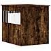 Gabbia Cani Da Arredamento Rovere Fumo 64,5x80x71cm Multistrato - Foto miniatura 7
