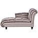 Chaise Longue Versione Destra Lormont Tessuto Tortora - Foto miniatura 2