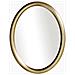 Specchiera In Foglia Oro Ovale- Misure: 69 X 89 X 3 - Foto miniatura 1