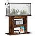 Supporto Acquario 80x35x60 Cm In Legno Multistrato Rovere Fumo - Foto miniatura 2