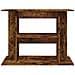 Supporto Acquario 80x35x60 Cm In Legno Multistrato Rovere Fumo - Foto miniatura 3