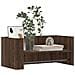 Mensola A Muro Rovere Marrone 70,5x35x30,5 Cm Legno Multistrato - Foto miniatura 3