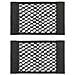 2x Tasca Portaoggetti Sedile Auto 40x25cm Rete Elastica Flessibile a Strappo - Foto miniatura 5