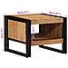 Tavolino da Salotto 50x50x38 cm Legno Massello di Acacia - Foto miniatura 4