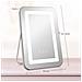 Specchio Trucco con Luci Regolabili a 3 Colori, Presa USB e Specchietto Ingranditore 10x, 31x41.5x3cm, Bianco - Foto miniatura 4