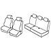 Set Coprisedili Superior - Grigio/nero - Compatibile Per Fiat Punto 5p (01/12>04/19) - Foto miniatura 1