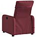 Lusso Casadino -  Poltrona Massaggiante Reclinabile Rosso Vino In Tessuto - Foto miniatura 3