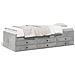 Divano Letto Con Cassetti Senza Materasso 90x190 Cm - Foto miniatura 1