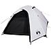 Tenda Campeggio a Cupola 4 Persone Bianca Tessuto Impermeabile - Foto miniatura 3