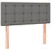 Giroletto a Molle con Materasso Grigio Scuro 100x200 cm Tessuto - Foto miniatura 6