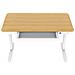 Scrivania con regolazione elettrica dell'altezza 140x70 ET119W-C bianco /rovere - Foto miniatura 10