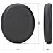 2 Cuscinetti Auricolari Perforati Neri E Cuscinetto Per Archetto Compatibili Con Cuffie Wireless Logitech H800 - Foto miniatura 4