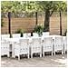 Set da Pranzo per Giardino 13 pcs Bianco Poly Rattan - Foto miniatura 2