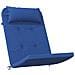 Cuscino per Sedia 2 pcs Blu 58 x 77 x 4.5 cm Tessuto Oxford - Foto miniatura 5