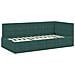 Cornice del letto ad angolo Verde Scuro 100 cm x 200 cm Velluto - Foto miniatura 1