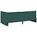 Cornice del letto ad angolo Verde Scuro 100 cm x 200 cm Velluto - Foto miniatura 7