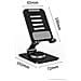 Supporto Per Telefono Girevole A 360° E Regolabile - Supporto Da Tavolo Portatile Per Streaming Live - Foto miniatura 2