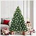 Albero di Natale artificiale con 300 LED Verde 180 cm PE e PVC - Foto miniatura 2