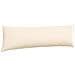 Cuscini da Divano 2 pcs Crema 145 x 40 cm Tessuto in Cords - Foto miniatura 5