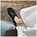 Scarpe Split Toe Comode - Scarpe Basse In Pu E Microfibra Per Uso Quotidiano Black 38 - Foto miniatura 2